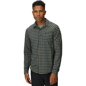 �A�E�g�h�A���T�[�` �����Y �g�b�v�X �V���c ���� Outdoor Research Astroman Long-Sleeve Sun Shirt - Men's Gold Nebula Plaid �S�[���h