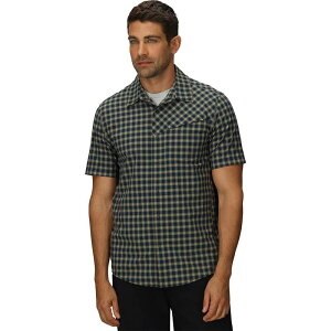 �A�E�g�h�A���T�[�` �����Y �g�b�v�X �V���c ���� Outdoor Research Astroman Short-Sleeve Sun Shirt - Men's Gold Nebula Plaid �S�[���h