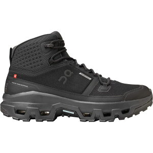 �y���������z �I�� �����Y �u�[�c�E���C���u�[�c �V���[�Y Cloudrock Mid Waterproof Hiking Boot - Men's Black/Black