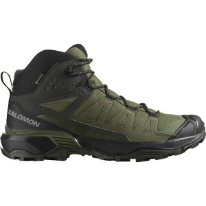 【送料無料】 サロモン メンズ ブーツ・レインブーツ シューズ X Ultra 360 Mid GTX Hiking Boot - Men's Olive Night/Black/Peat