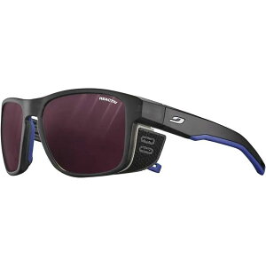 W{ fB[X ANZT[ TOXEACEFA Julbo Shield M Sunglasses Translucent Black/Blue/White/REACTIV 0-4 High Contrast zCg