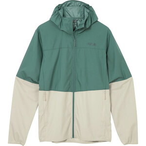 ���u �����Y �A�E�^�[ �W���P�b�g�E�u���]�� �t�[�f�b�h�W���P�b�g �W���P�b�g Rab Windgather Hooded Jacket - Men's Sage/Pebble �Z�[�W