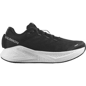 �T������ �����Y �V���[�Y �X�j�[�J�[ Salomon Aero Glide 3 Running Shoe - Men's Black/White/Asphalt �z���C�g