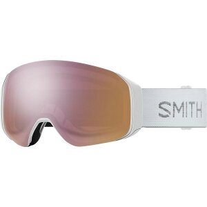�X�~�X �����Y �A�N�Z�T���[ �T���O���X�E�A�C�E�F�A Smith 4D MAG S Goggles White Chunky Knit/ChromaPop Everyday Rose Gold �z���C�g