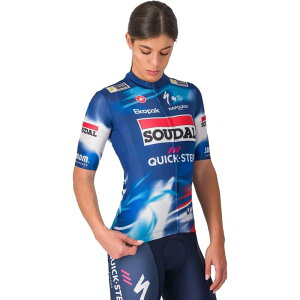 JXe fB[X gbvX Vc W[W[ Castelli Soudal/Q-S Competizione 3 Jersey - Women's Blue/Red u[