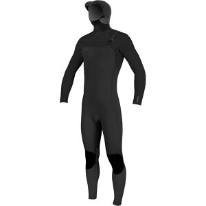 �I�j�[�� �����Y ���� �㉺�Z�b�g O'Neill Hyperfreak 4/3+mm Hooded Chest-Zip Full Wetsuit - Men's Black/Black �u���b�N