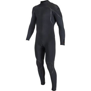 �I�j�[�� �����Y ���� �㉺�Z�b�g O'Neill Hyperfreak Fire 4/3mm+ Back Zip Full Wetsuit - Men's Black/Black �u���b�N