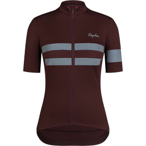 ���t�@ ���f�B�[�X �g�b�v�X �V���c �W���[�W�[ Rapha Brevet Jersey - Women's Fudge/Silver Reflective �V���o�[
