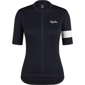 ���t�@ ���f�B�[�X �g�b�v�X �V���c �W���[�W�[ Rapha Core Jersey - Women's Black/White �z���C�g