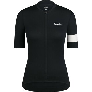 ���t�@ ���f�B�[�X �g�b�v�X �V���c �W���[�W�[ Rapha Core Lightweight Jersey - Women's Black/White �z���C�g