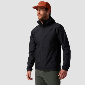 �o�b�N�J���g���[ �����Y �A�E�^�[ �W���P�b�g�E�u���]�� �W���P�b�g Backcountry Kanarra 2.5L Rain Jacket - Men's Black �u���b�N