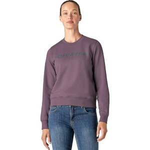 �f�B�b�L�[�Y ���f�B�[�X �A�E�^�[ �W���P�b�g�E�u���]�� �t���[�X Dickies Heavyweight Wordmark Crew Fleece - Women's Grapeade