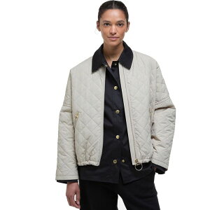 ouA[ fB[X AE^[ WPbgEu] WPbg Barbour Emlyn Quilt Jacket - Women's Light Sand/Ancient Th
