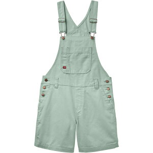 �f�B�b�L�[�Y ���f�B�[�X �{�g���X �X�J�[�g �g�[�� Dickies Bib Shortall - Women's Iceberg Green �O���[��