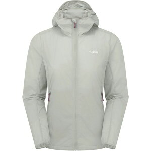 ���u ���f�B�[�X �A�E�^�[ �W���P�b�g�E�u���]�� Rab Vital Hooded Windshell - Women's Light Zinc