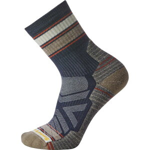 �X�}�[�g�E�[�� �����Y �A���_�[�E�F�A �C�� Smartwool Performance Hike Light Cushion Striped Mid Crew Sock Deep Navy �l�C�r�[