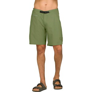 �m���[�i �����Y �{�g���X �J�W���A���p���c Norrona Femund Silent Grid Short - Men's Loden Green �O���[��