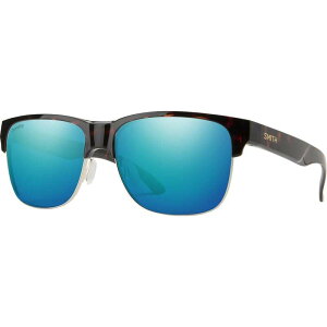 X~X Y ANZT[ TOXEACEFA _E Smith Lowdown Split ChromaPop Polarized Sunglasses Tortoise/ChromaPop Polarized Opal Mirror