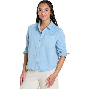 �h�[�h �A���h�R�[ ���f�B�[�X �g�b�v�X T�V���c ���� Toad&Co Arroyo Twill Boxy Long-Sleeve Shirt - Women's Skyway