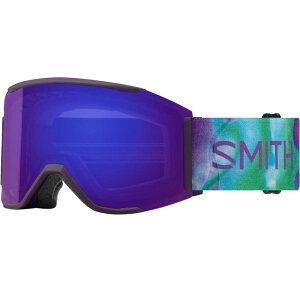 �X�~�X �����Y �A�N�Z�T���[ �T���O���X�E�A�C�E�F�A Smith Squad MAG Low Bridge Fit Goggles Cosmos Aurora/ChromaPop Everyday Violet Mirror �o�C�I���b�g