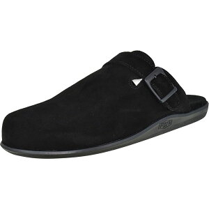 �A�C�����h�X���b�p�[ �����Y �V���[�Y �X�j�[�J�[ �X�G�[�h Island Slipper Classic Suede Clog Black �u���b�N