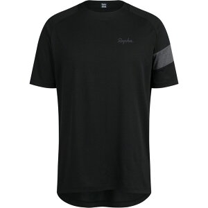 ���t�@ �����Y �g�b�v�X T�V���c Rapha Trail Technical T-Shirt - Men's Black/Grey �u���b�N