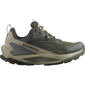 【送料無料】 サロモン メンズ スニーカー ハイキングシューズ シューズ Elixir Gore-Tex Hiking Shoe - Men's Peat/Vintage Khaki/Castlerock
