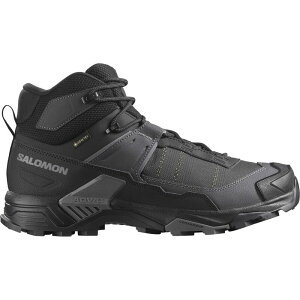 yz T Y u[cECu[c V[Y X Ultra 5 Mid Wide GTX Hiking Boot - Men's Black/Asphalt/Castlerock