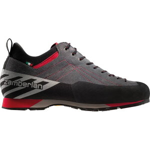 �U���o���� �����Y �V���[�Y �X�j�[�J�[ �L���b�v Zamberlan El Cap RR Approach Shoe - Men's Grey/Red �O���[