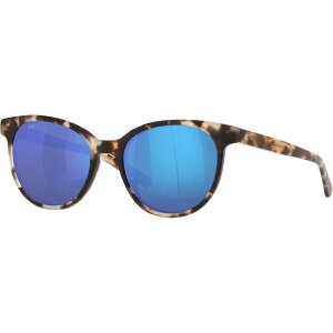 yz RX^ fB[X TOXEACEFA ANZT[ Isla 580G Polarized Sunglasses - Women's Shiny Tiger Cowrie Frame/Blue Mirror 580G