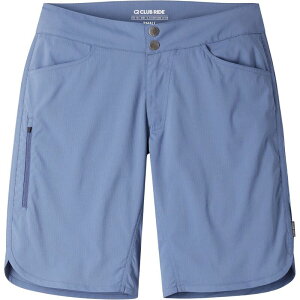 �N���u���C�h ���f�B�[�X �{�g���X �n�[�t�p���c�E�V���[�c Club Ride Apparel Savvy 9in Short - Women's Mood Indigo Blue �C���f�B�S