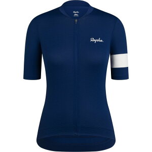 ���t�@ ���f�B�[�X �g�b�v�X �V���c �W���[�W�[ Rapha Core Lightweight Jersey - Women's Navy/White �z���C�g