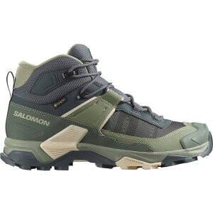�T������ ���f�B�[�X �V���[�Y �u�[�c�E���C���u�[�c Salomon X Ultra 5 Mid GTX Hiking Boot - Women's Turbulence/Sedona Sage/Tender Peach �s�[�`