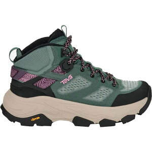 �e�o ���f�B�[�X �V���[�Y �u�[�c�E���C���u�[�c Teva Grandview Max Vent Hiking Boot - Women's Silver Pine/Eggplant Purple �p�[�v��