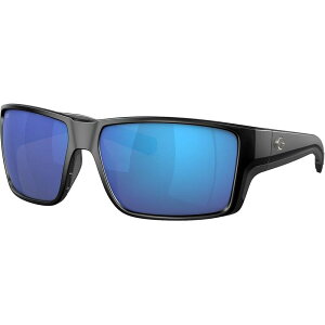 【送料無料】 コスタ メンズ サングラス・アイウェア アクセサリー Reefton Pro 580G Polarized Sunglasses Black Blue Mirror