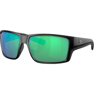 yz RX^ Y TOXEACEFA ANZT[ Reefton Pro 580G Polarized Sunglasses Black Green Mirror