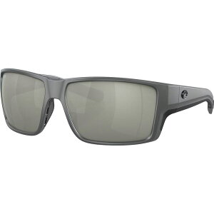 【送料無料】 コスタ メンズ サングラス・アイウェア アクセサリー Reefton Pro 580G Polarized Sunglasses Gray Gray Silver Mirror