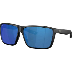 【送料無料】 コスタ メンズ サングラス・アイウェア アクセサリー Rincon II 580P Polarized Sunglasses Matte Black/Blue Mirror 580P