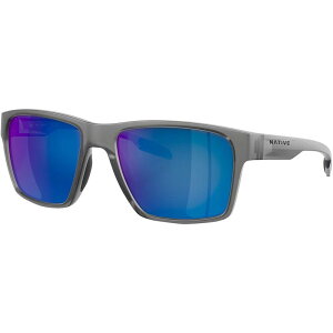 lCeBuACEFA Y ANZT[ TOXEACEFA Native Eyewear Breck Sunglasses Matte Smoke Crystal/Blue Reflex