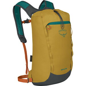 �I�X�v���[�p�b�N �����Y �o�b�O �o�b�N�p�b�N�E�����b�N�T�b�N Osprey Packs Daylite 15L Cinch Pack Tumbleweed Yellow/Tunnel Vision �C�G���[