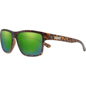 TNEh|CYh Y ANZT[ TOXEACEFA Suncloud Polarized Optics A-Team Polarized Sunglasses Matte Tortoise/Polar Green Mirror O[