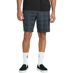 �{���R�� �����Y �{�g���X �n�[�t�p���c�E�V���[�c Volcom Frickin Elastic Waist 19 Short - Men's Dark Slate �X���[�g