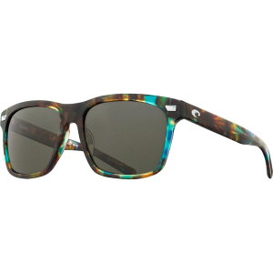 【送料無料】 コスタ メンズ サングラス・アイウェア アクセサリー Aransas 580G Polarized Sunglasses Gray Silver Mirror 580g/Shiny Ocean Tortoise Frame