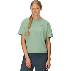 }[bg fB[X gbvX TVc  Marmot AirExchange SolarShield Short-Sleeve Crew Top - Women's Agate Green O[
