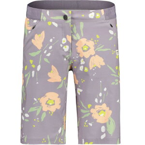 }[ fB[X {gX n[tpcEV[c vg Maloja AnemonaM Printed Mountain Bike Short - Women's Smoky Purple Brushflower p[v