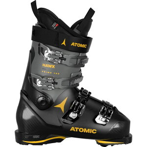 Ag~bN Y V[Y u[cECu[c Atomic Hawx Prime 100 Ski Boot Black/Grey/Saffron ubN