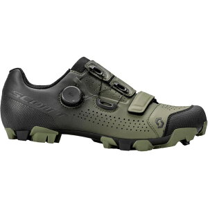 【送料無料】 スコット メンズ スニーカー サイクリングシューズ シューズ MTB Team BOA Cycling Shoe - Men's Black/Fir Green