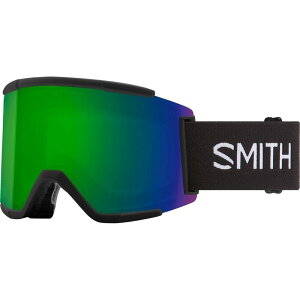 �X�~�X �����Y �A�N�Z�T���[ �T���O���X�E�A�C�E�F�A Smith Squad XL ChromaPop Goggles Black/ChromaPop Sun Green Mirror/ChromaPop Storm Rose Flash �u���b�N