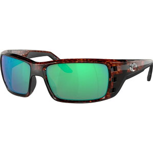 【送料無料】 コスタ メンズ サングラス・アイウェア アクセサリー Permit 580G Polarized Sunglasses Tortoise/Green Mirror