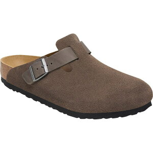 rPVgbN Y V[Y Xj[J[ XG[h U[ Birkenstock Boston Suede Oiled Leather Clog - Men's Concrete Gray/Iron Suede/Oiled Leather O[